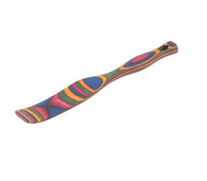 Island Bamboo Pakkawood Spurtle - Rainbow