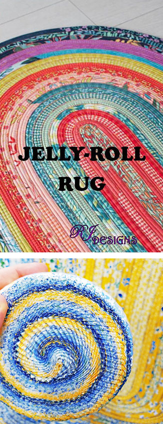 Sew This Jelly Roll Rugs Craft, How To Make A Jelly Roll Rug Lay Flat
