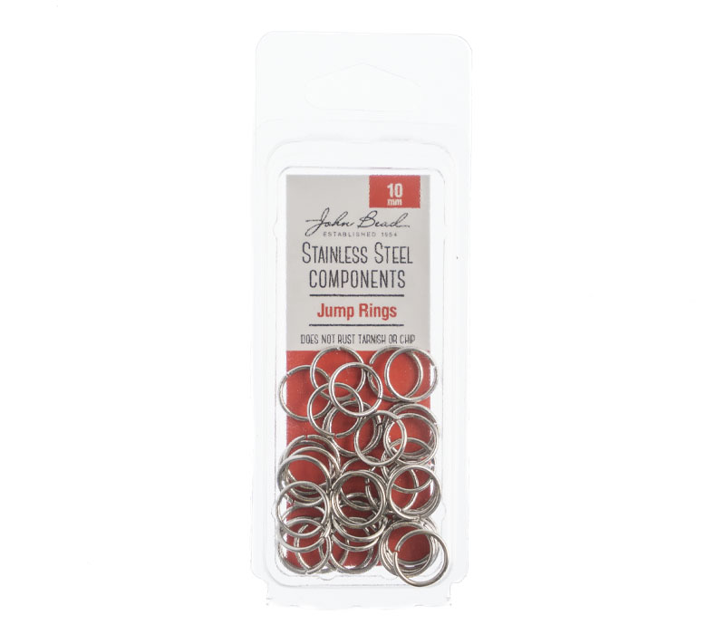 Stainless Steel Jump Ring 10mm 75 Piece