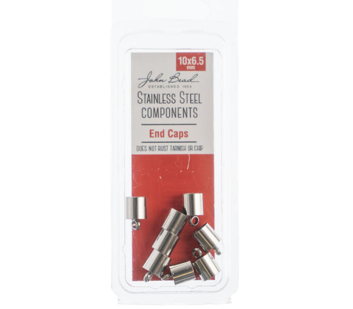 Stainless Steel End Cap 10-inch x 6.5mm 8 Piece