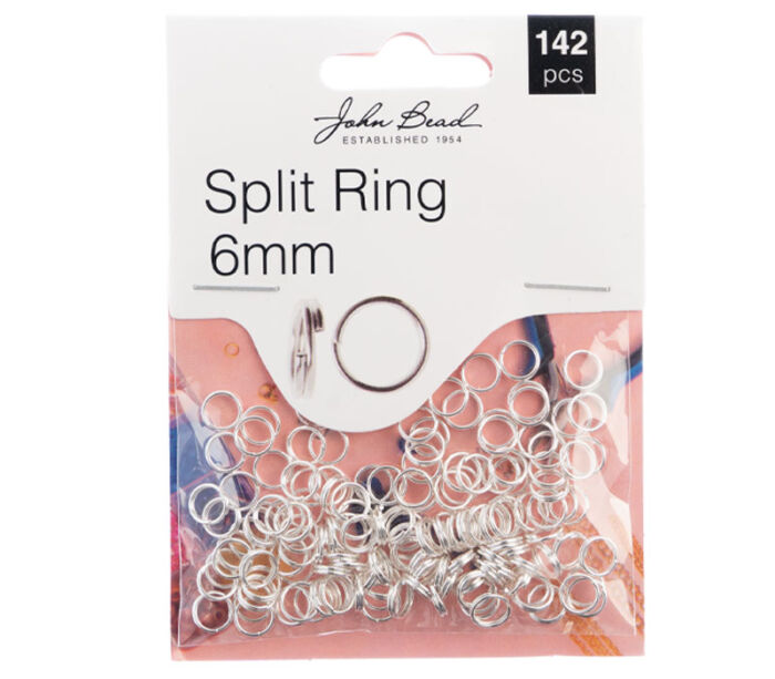 Must Have Findings - Split Ring 6mm - Silver 142 Piece