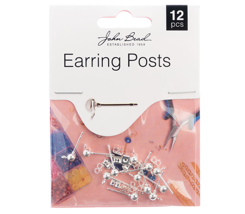 Must Have Findings - Earring Post With5mm Ball