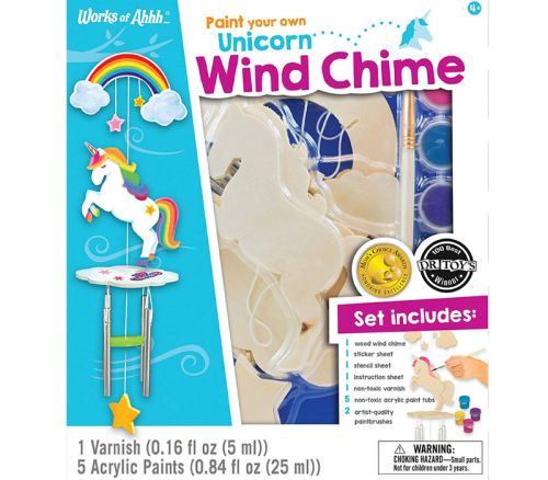 Masterpieces Wood Paint Kit - Unicorn Windchime