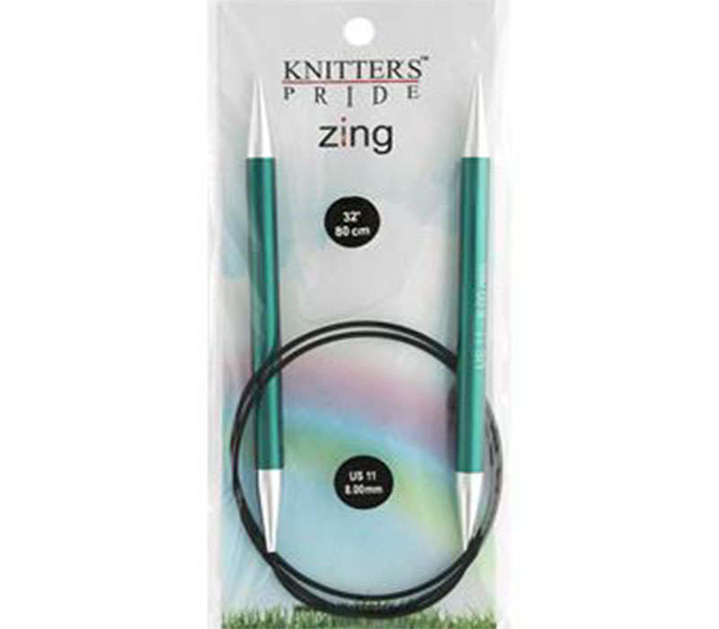 Knitter's Pride InterchangableNeedle Cord - Black and Silver - 24