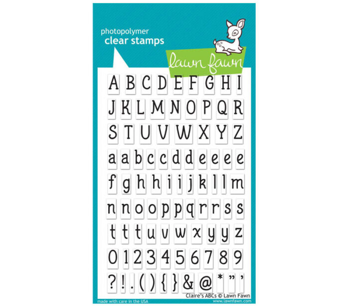 Lawn Fawn Stamp - Claire's ABCs