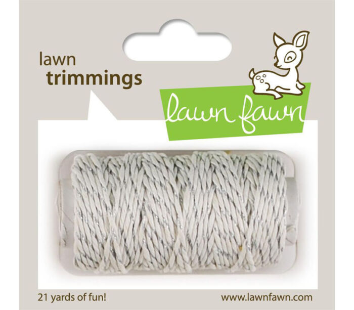 Lawn Fawn Bakers Twine - Silver Sparkle