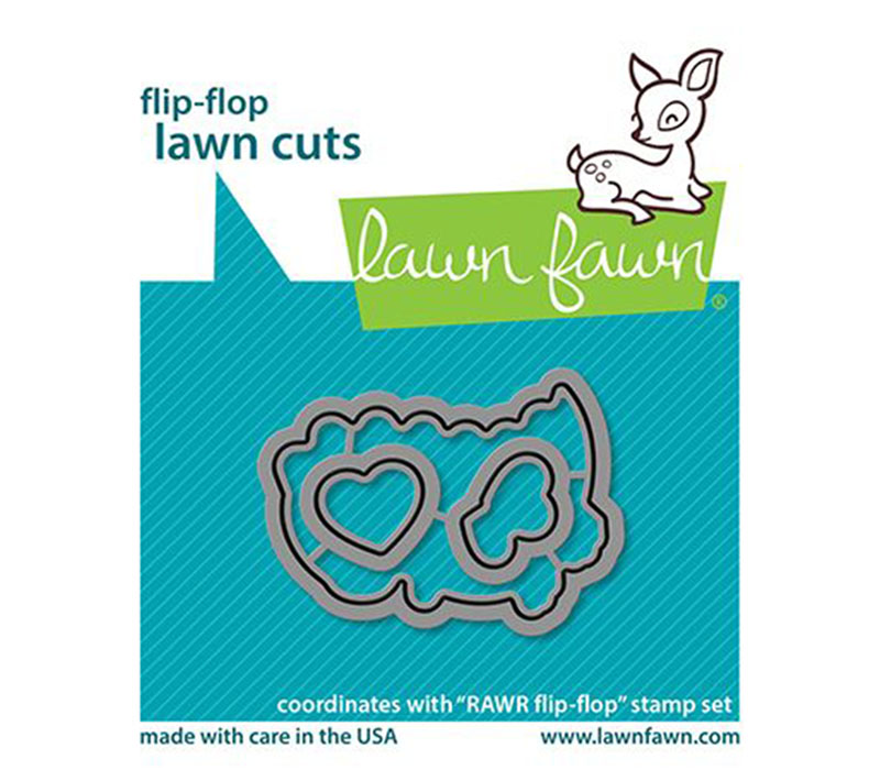 Lawn Fawn Dies - Rawr Flip Flop