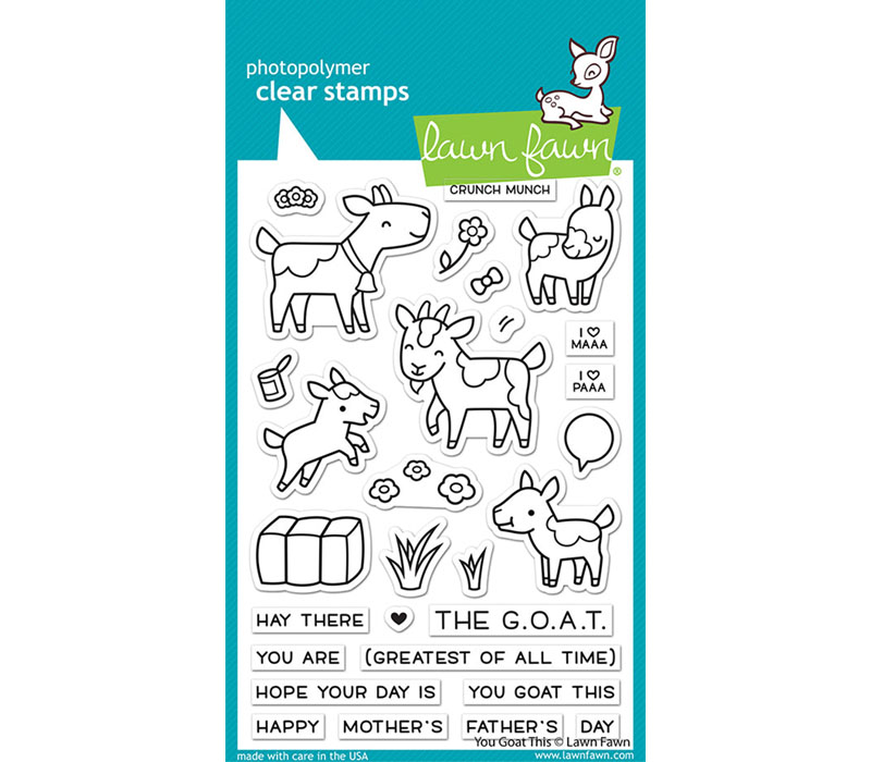 Lawn Fawn - Clear Stamps - You Mean So Mochi