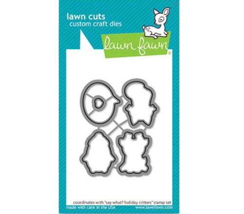Lawn Fawn Dies - Say What Holiday Critters