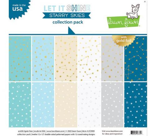Lawn Fawn Collection Pack - Let It Shine Starry Skies
