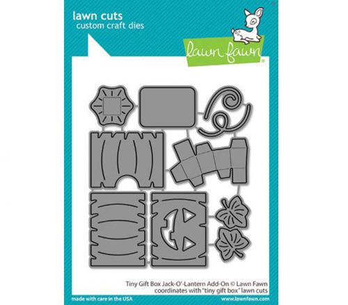Lawn Fawn Dies - Tiny Gift Box Jack-o-Lantern Add-On