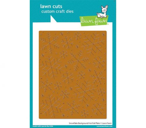 Lawn Fawn Dies - Snowflake Background Hot Foil Plates