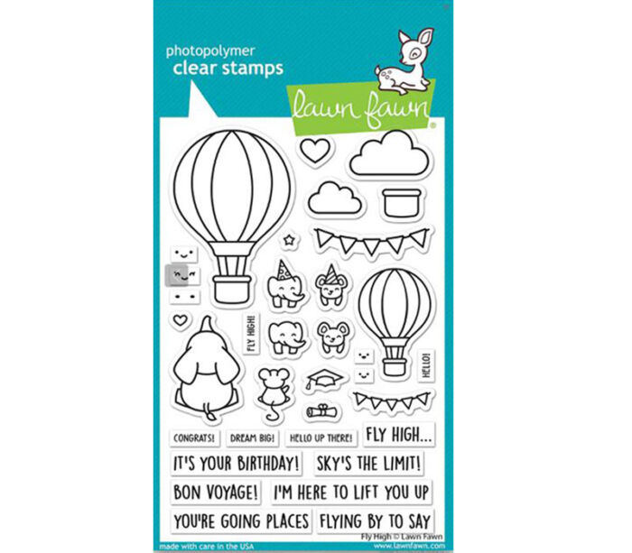 Lawn Fawn Fly High Stamp