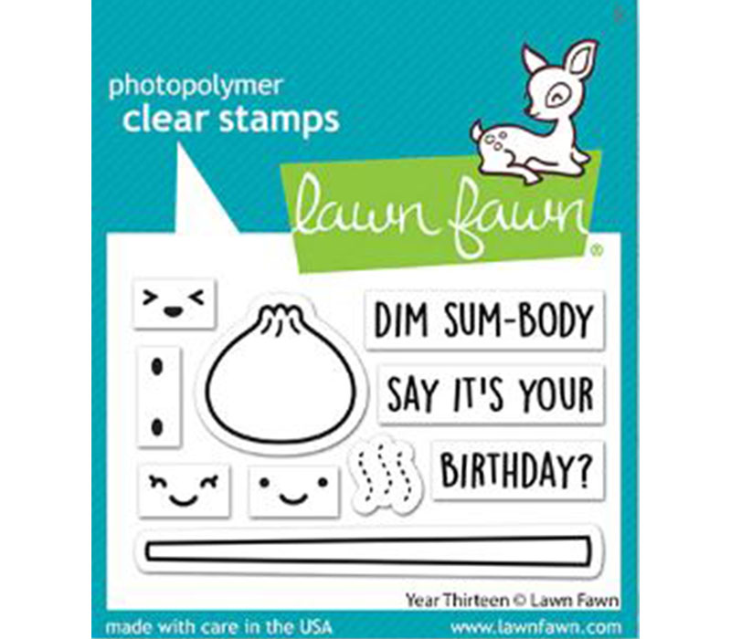 Lawn Fawn Year Thirteen Stamp