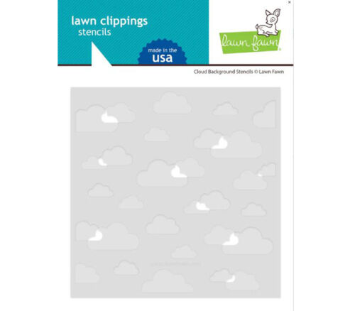 Lawn Fawn Cloud Background Stencil