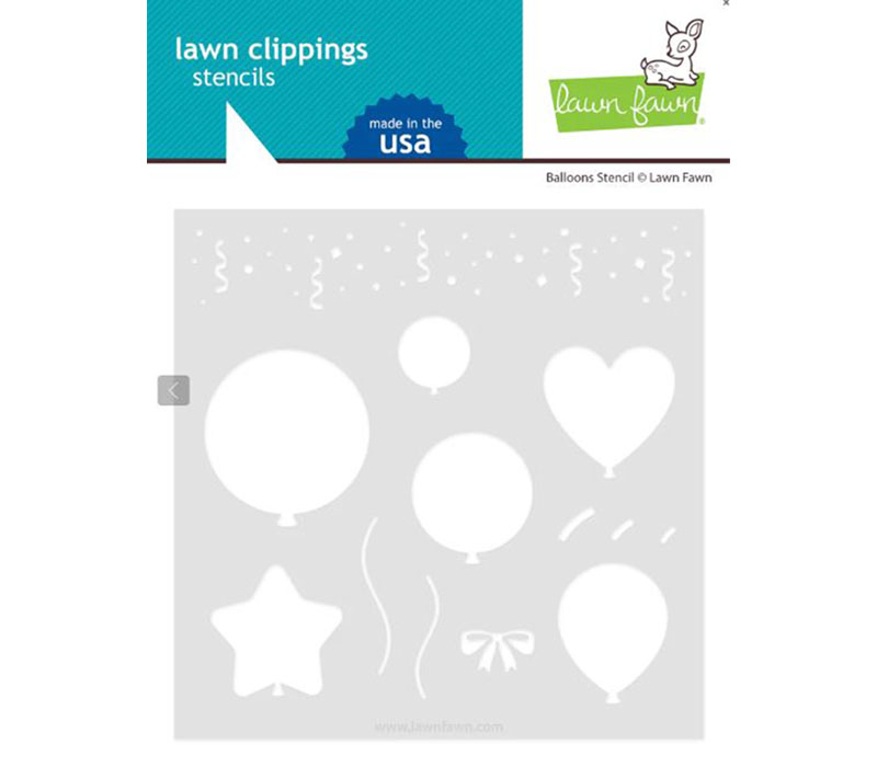 Lawn Fawn Balloons Stencil