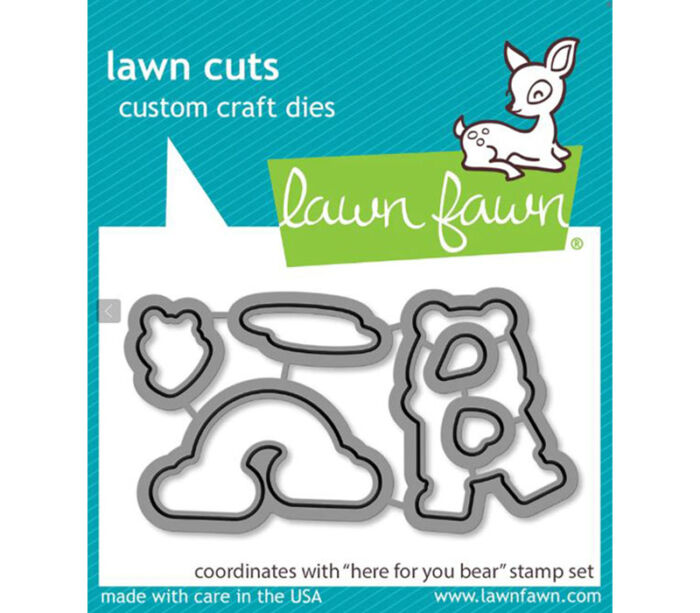 Lawn Fawn Here for You Bear Dies