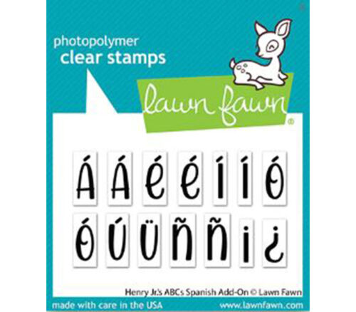 Lawn Fawn Henry Jr's ABC's Add-On Spanish Stamp