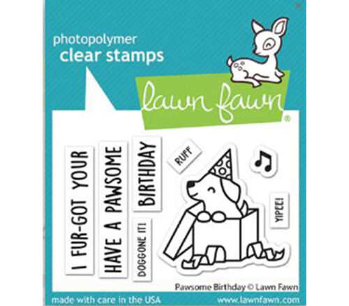 Lawn Fawn Stamp - Pawsome Birthday