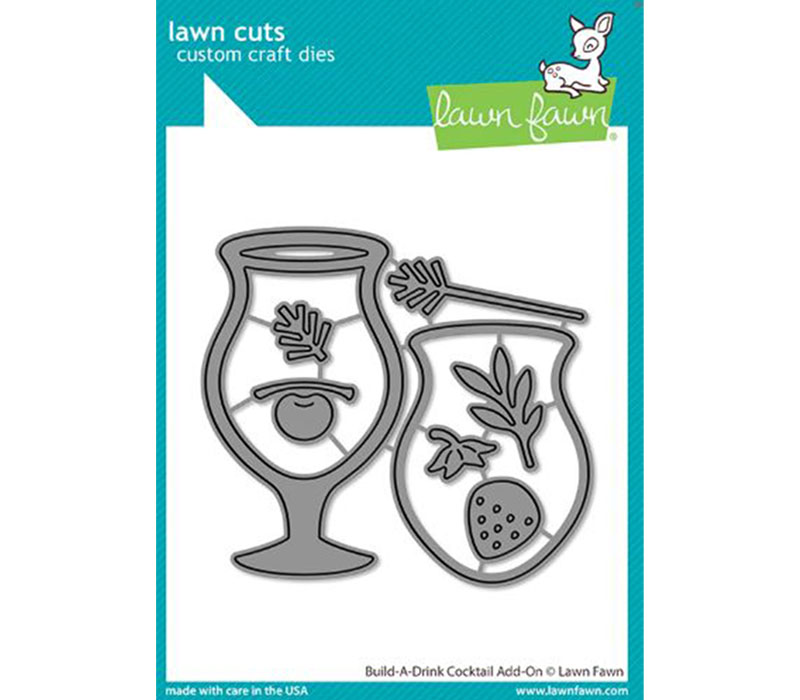 Lawn Fawn Die - Build A Drink Cocktail Add-On