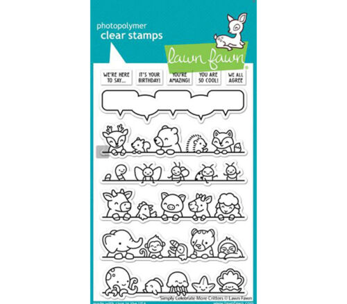 Lawn Fawn Stamps - Simply Celebrate More Critters