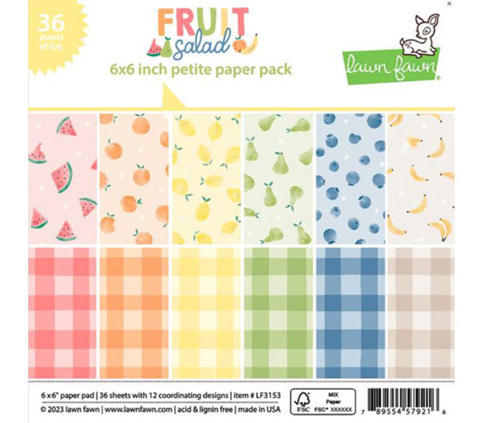 Lawn Fawn Paper Pack - Fruit Salad
