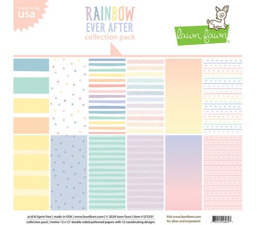 Lawn Fawn Collection Pack - 12x12 - Rainbow Ever After