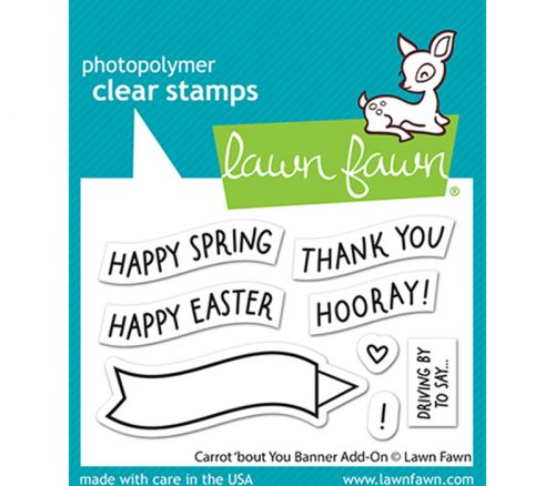 Lawn Fawn Add-On Stamp - Carrot Bout You Banner