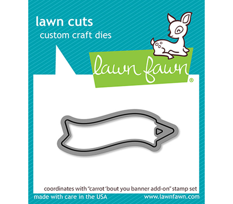 Lawn Fawn Add-On Die - Carrot Bout You