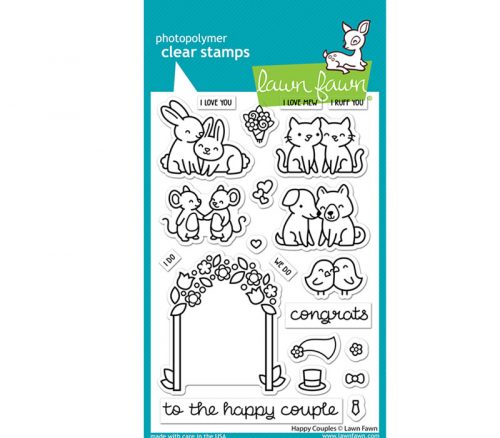 Lawn Fawn Stamp - Happy Couples