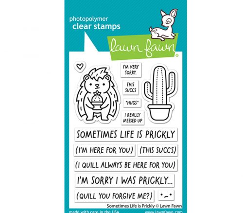 Lawn Fawn Stamp - Sometimes Life is Prickly