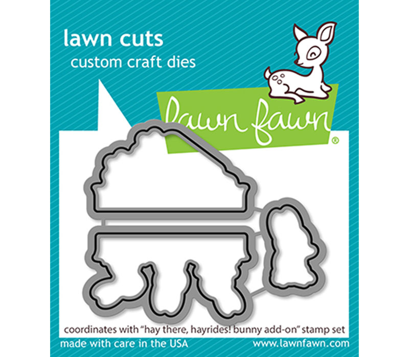 Lawn Fawn Add-On Die - Hay There Hayrides Bunny