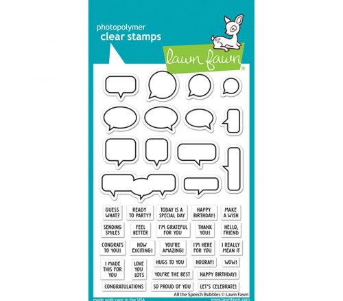Lawn Fawn Stamp - All the Speech Bubbles