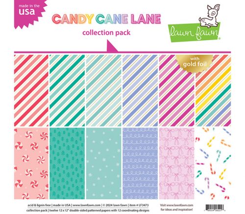 Lawn Fawn Collection Pack - 12x12 - Candy Cane Lane