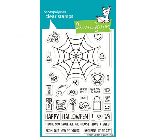 Lawn Fawn Stamp - Sweet Spiders