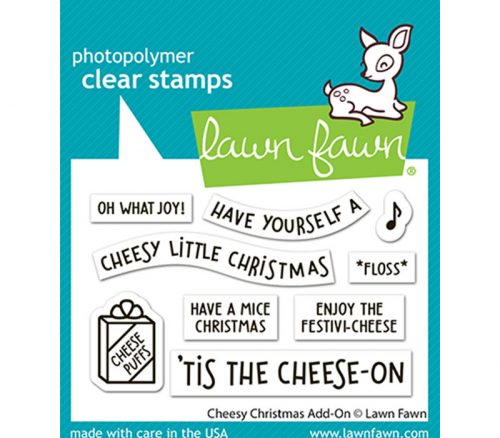 Lawn Fawn Stamp - Cheesy Christmas Addon