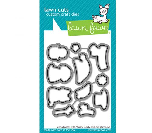 Lawn Fawn Lawn Cuts Die - Frosty Family Addon