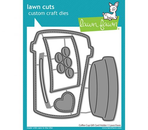 Lawn Fawn Die - Coffee Cup Gift Card Holder