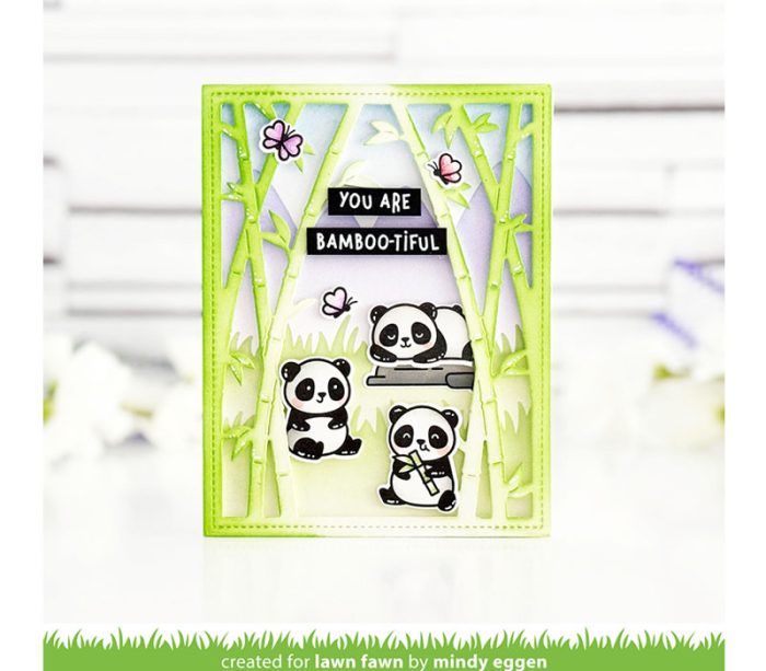 Lawn Fawn Stamp - I Heart Pandas - Image 5