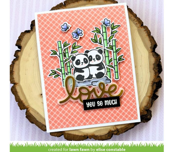 Lawn Fawn Stamp - I Heart Pandas - Image 6