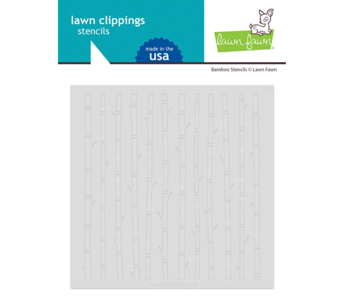 Lawn Fawn Stencil - Bamboo