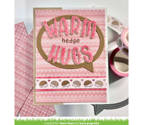 Lawn Fawn Washi - Hedgehugs