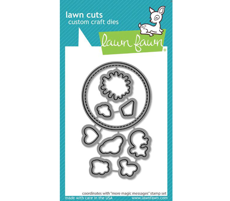 Lawn Fawn Dies - More Magic Messages Lawn Cuts