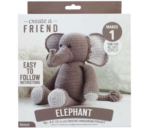 Leisure Arts - Kit Mini Maker Amigurumi Elephant