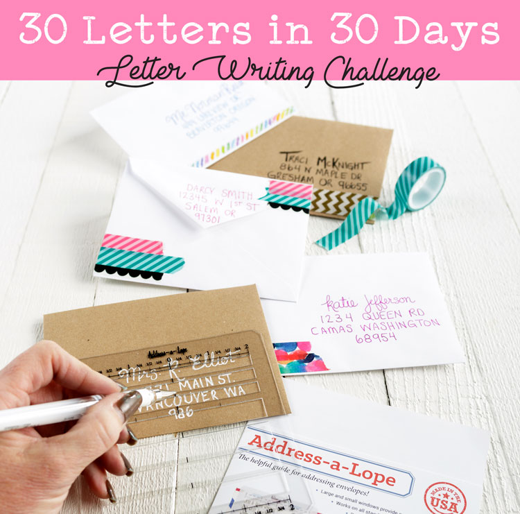 The April Letter Writing Challenge