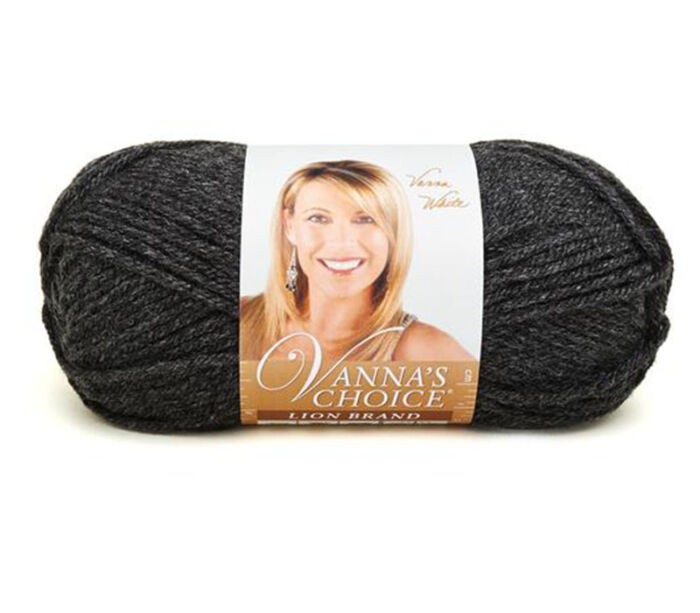 Vanna's Choice Yarn - Dark Gray Heather Tweed