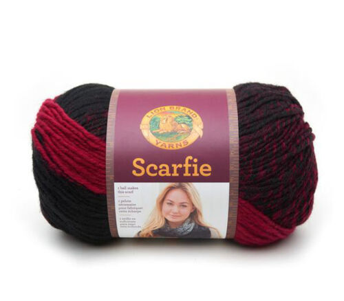 Scarfie Yarn - Cranberry Black