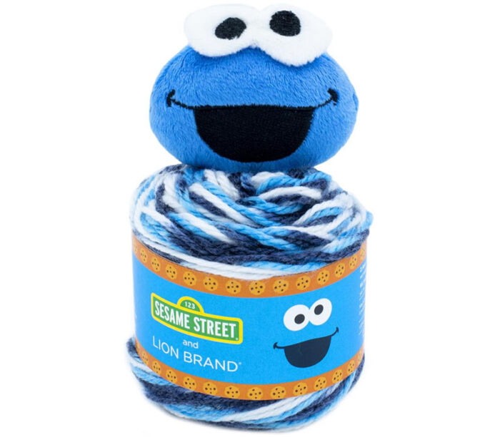 Sesame Street One Hat Wonder yarn Cookie Monster 3010-502