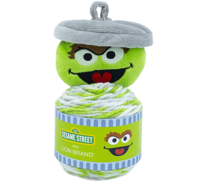 Sesame Street One Hat Wonder yarn Oscar the Grouch 3010-503