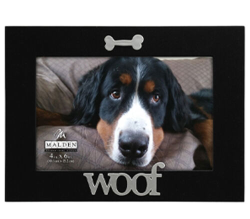 Picture Frame - Black Woof 4-inch x 6-inch